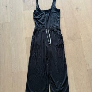 Black Sleeveless Jumpsuit